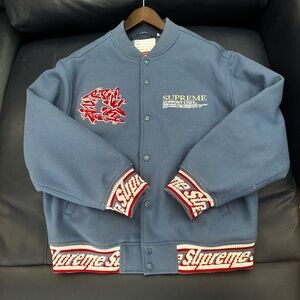 Supreme Support Unit Varsity Jacket